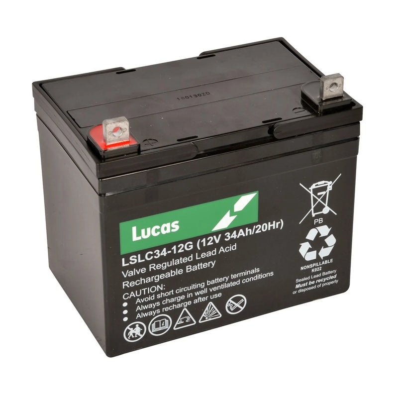 Lucas 12V 34AH AGM Golf Battery