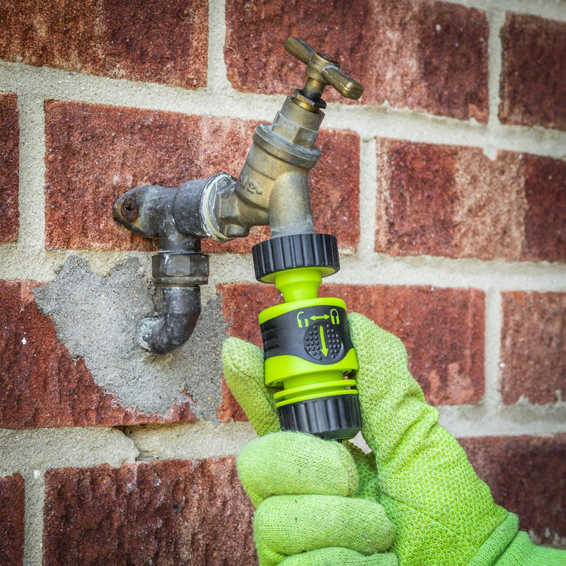 Sealey Soft-Touch Hose Connector With Water Stop & Lock 1/2"-5/8" JS3051 Sealey - Dynamic Drive