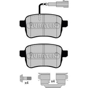 Juratek Rear Brake Pad Set fits Alfa Romeo Giulietta 2010-2020 1.4 1.6 2.0