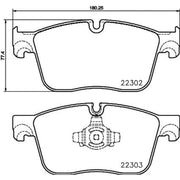 DON Front Brake Pad Set fits Jaguar F-Pace 2020 on 3.0