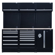 Draper BUNKER Modular Storage Combo with Stainless Steel Worktop (14 Piece) Draper - Dynamic Drive