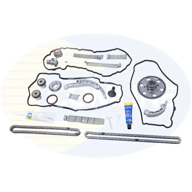 Comline Timing Chain Kit Set 94 Links fits Nissan Navara 2001 on 2.5