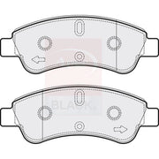 Apec Black Front Brake Pad Set fits Citroën Berlingo First 1996-2011 1.4 1.9 2.0