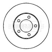 Borg & Beck 2 x Front Brake Discs BBD4418-x2