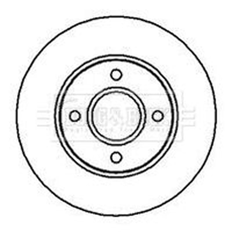 Borg & Beck Front Vented & Rear Vented Brake Discs & Pads fits Ac Me 1979-1986