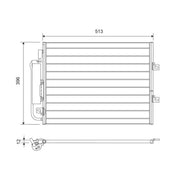 Valeo Air Conditioning Condenser 814061