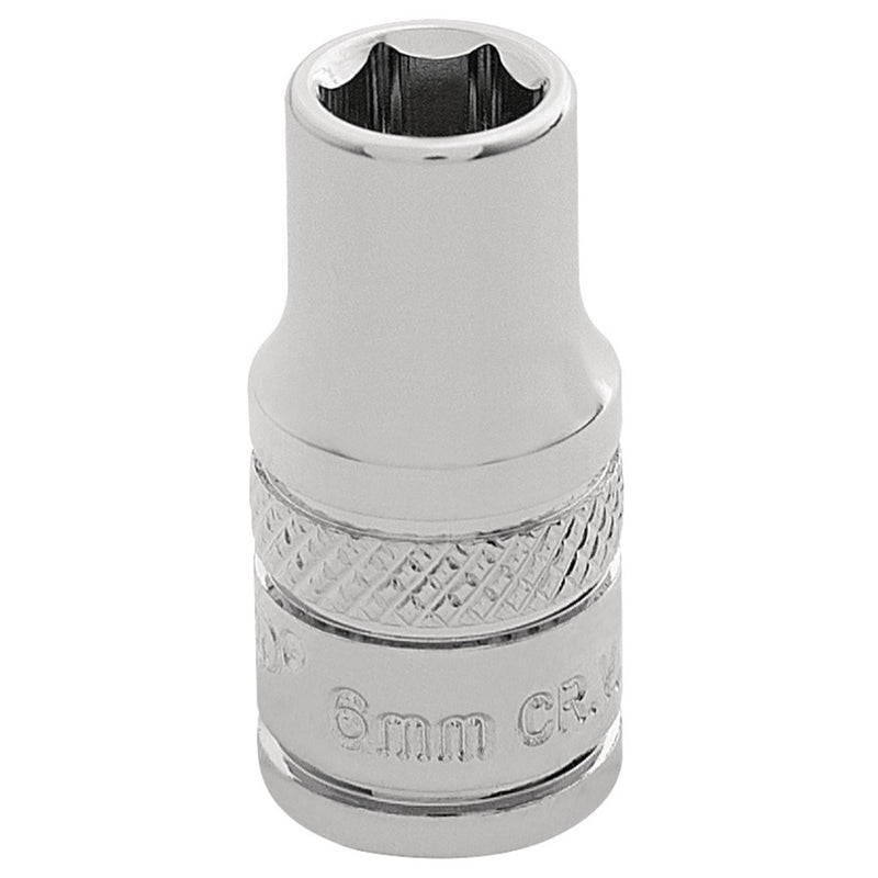 Draper HI-TORQ 6 Point Socket, 1/4" Sq. Dr., 6.0mm 32453 Draper - Dynamic Drive