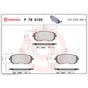 Brembo Xtra Front / & Rear / Brake Discs & Pads fits Subaru Outback 2003-2009