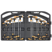 Siegen 16pc T-Handle Trx Star Security & Ball End Hex Key Set Short Long Shafts Siegen  - Dynamic Drive
