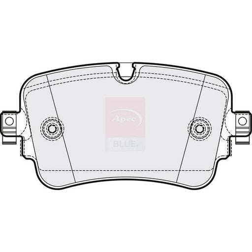 Apec Rear Brake Pad Set PD3775