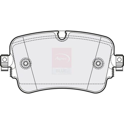 Apec Rear Brake Pad Set fits Audi A5 2024-2025 2.0