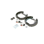 Bosch Brake Shoe Set Axle Kit fits Mitsubishi Colt VI 2004-2012 1.1 1.3 1.5