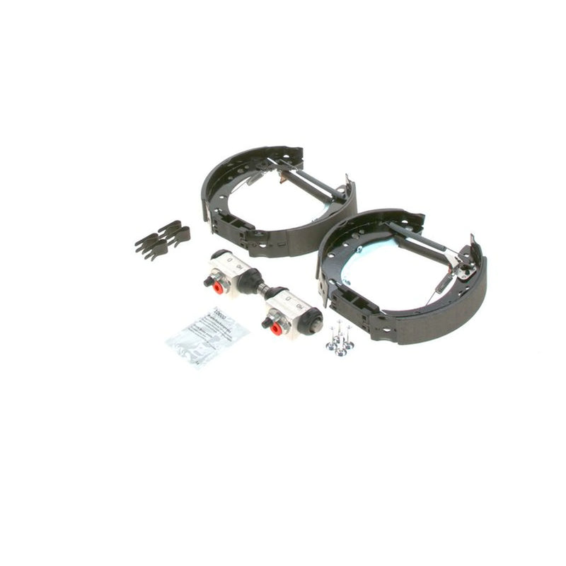 Bosch Brake Shoe Set Axle Kit fits Mitsubishi Colt VI 2004-2012 1.1 1.3 1.5