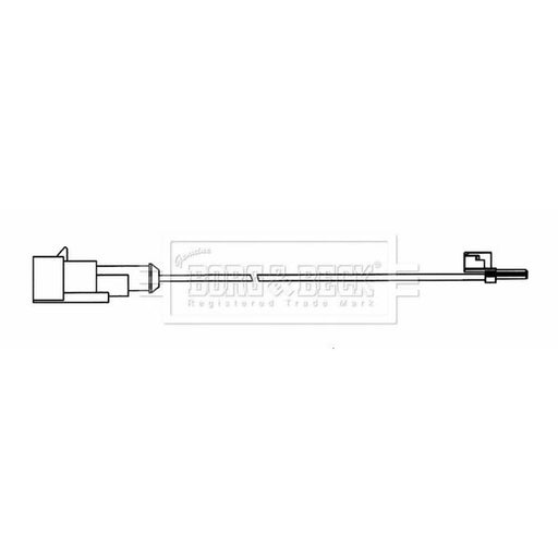 Borg & Beck Brake Pad Wear Sensor Rear BWL33084