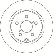 Abtex Rear Brake Solid Discs & Pads fits Toyota Verso 2009-2018 1.6 1.8 2.0 2.2