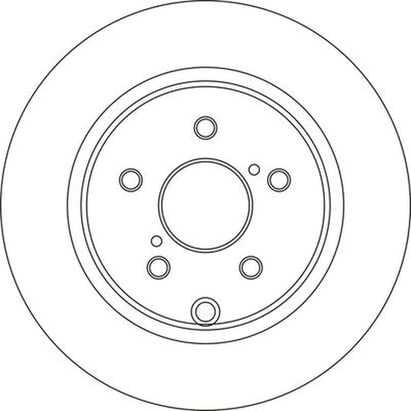 Abtex Rear Brake Solid Discs & Pads fits Toyota Verso 2009-2018 1.6 1.8 2.0 2.2