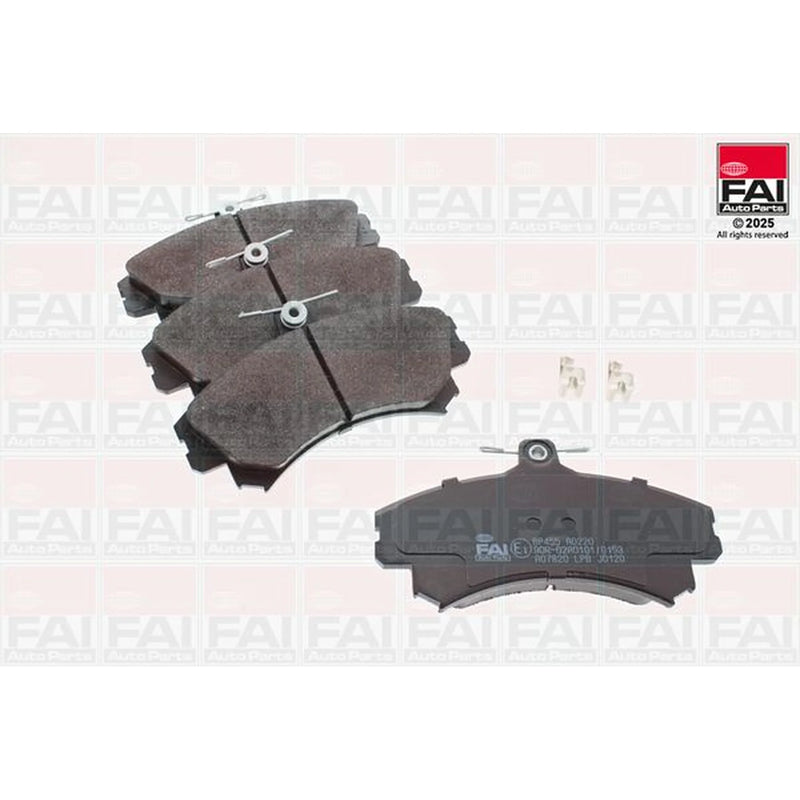 FAI Front Brake Pad Set fits Mitsubishi Colt Czc VI 2006-2009 1.5