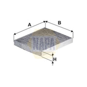 NAPA Cabin Air Filter (Pollen Filter) fits Audi A1 2018 on