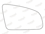 Summit Stick-On Standard Mirror Glass fits Audi A4 01 on RHS Summit - Bars 4 Cars