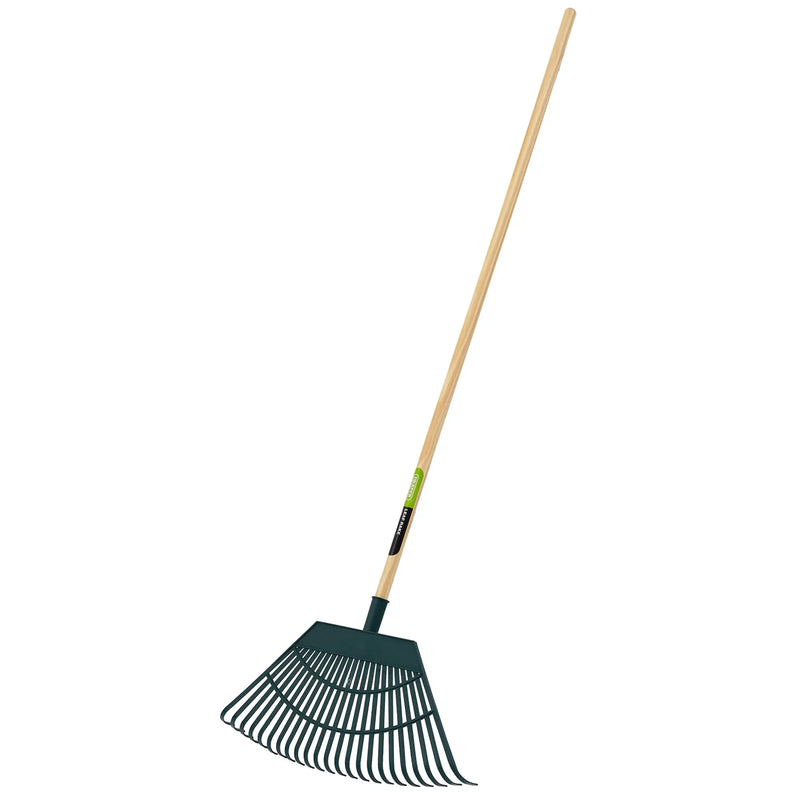 Draper Plastic Leaf Rake 550mm with Wooden Handle