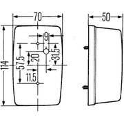 Hella Direction Indicator Light Lateral Mounting