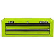 Superline Pro Superline PRO Mid-Box Tool Chest 2 Drawer - Green/Black Superline Pro - Dynamic Drive