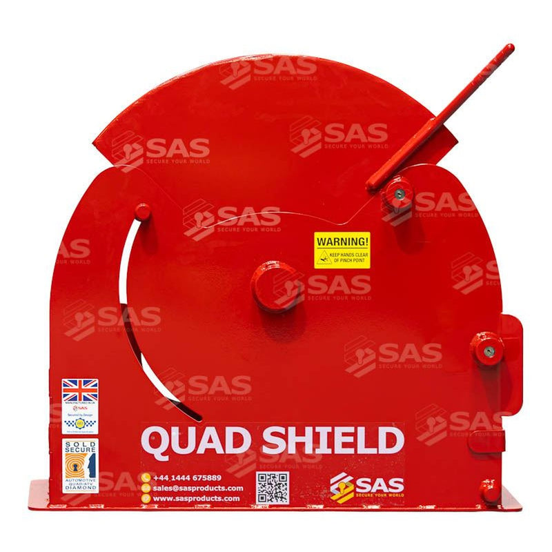 SAS Security Products SAS Quad Shield Wheelclamp Xl Size / Lock Keyed Alike - Main Product Image | UK Camping and Leisure
