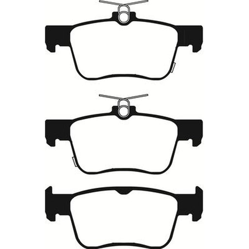 Abtex Rear Brake Pad Set fits Honda Civic X 2016-2022 1.0 1.5 1.6 2.0