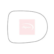 Apec Exterior Wing Mirror Glass both sides fits Renault Clio III 2005-2014