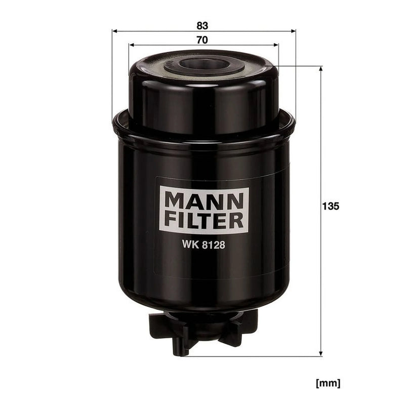 MANN-FILTER Fuel Filter Element fits Agco Dt Series 2002-2004