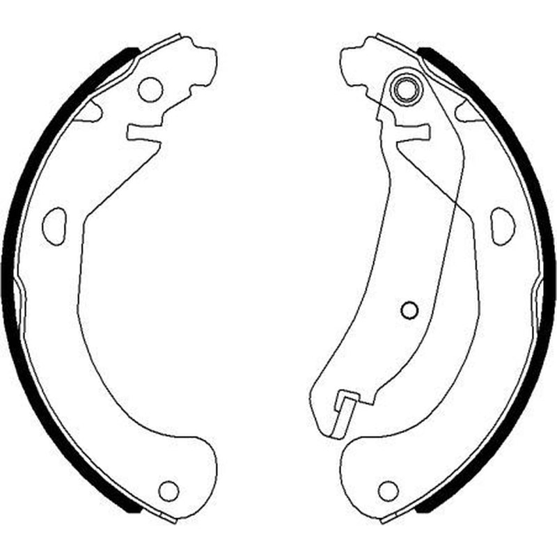 Mintex Brake Shoe Set Axle Kit fits Chevrolet Hhr 2007-2011 2.4
