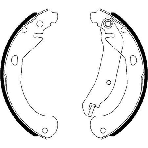 Mintex Brake Shoe Set Axle Kit fits Chevrolet Hhr 2007-2011 2.4