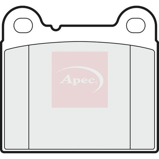 Apec Rear Brake Pad Set PAD716