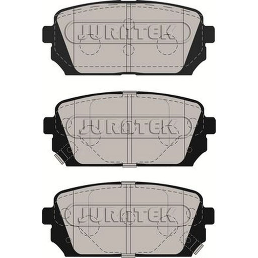 Juratek Rear Brake Pad Set fits Kia Carens I 2005-2006 2.0