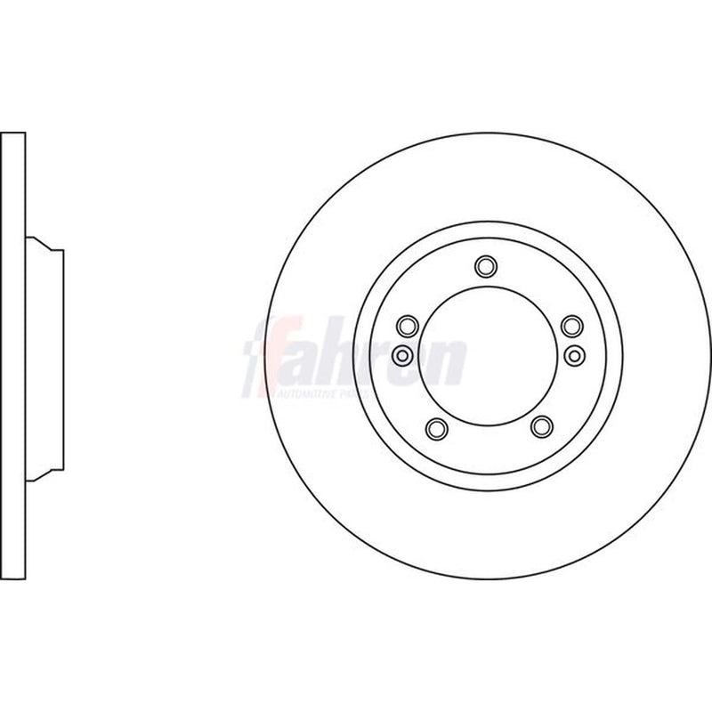 Fahren Front & Rear Brake Discs & Pads fits Kia Soul II 2016-2018 1.6