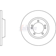 Fahren Front & Rear Brake Discs & Pads fits Kia Carens IV 2013-2018 1.6 1.7 2.0