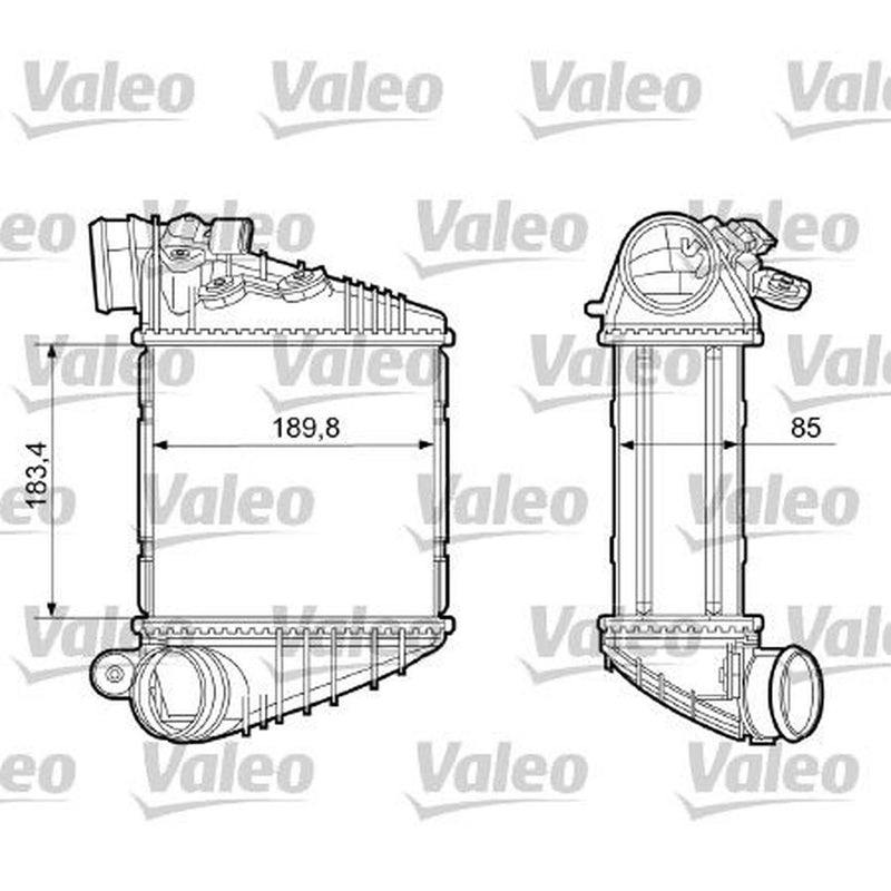 Valeo Intercooler (Charge Air Cooler) 817205