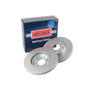 Borg & Beck Front & Rear Brake Discs & Pads fits Opel Meriva B 2010-2017 1.4
