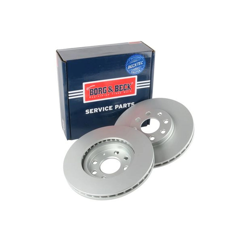 Borg & Beck Front & Rear Brake Discs & Pads fits Opel Meriva B 2010-2017 1.4