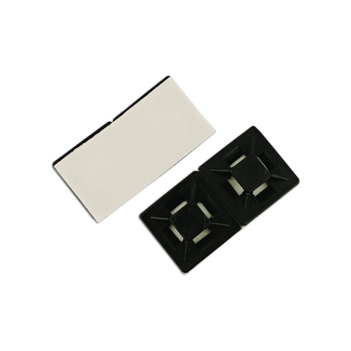 Tool Connection Natural Cable Tie Self-Adhesive Mounts 22mm 100pc 30344 Tool Connection - Dynamic Drive