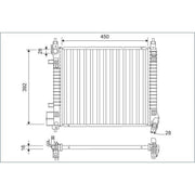 Valeo Engine Radiator 701169