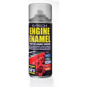 E-Tech Black Engine Enamel Spray On 400ml Heat Resistant High Temp Paint E-Tech - Dynamic Drive