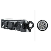 Hella Headlight Headlamp H7/H1/H3 Left fits Renault Trucks Premium 1996 on