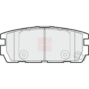 Apec Rear Brake Pad Set fits Hyundai Terracan 2003-2006 2.9