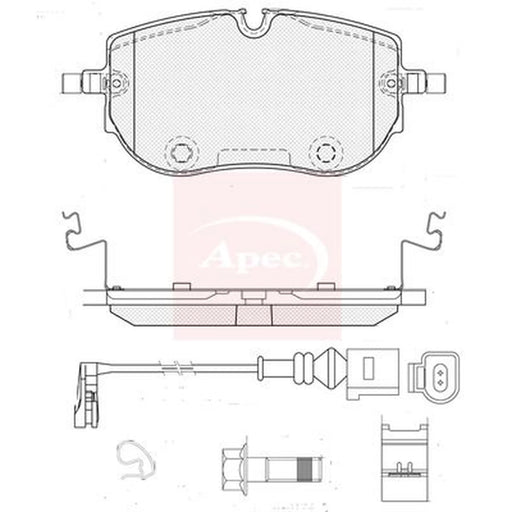 Apec Front Brake Pad Set PAD2494