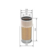 Bosch Engine Air Filter fits John Deere Series 2050 1983-1986
