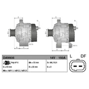 Denso Car Alternator 12V DAN935