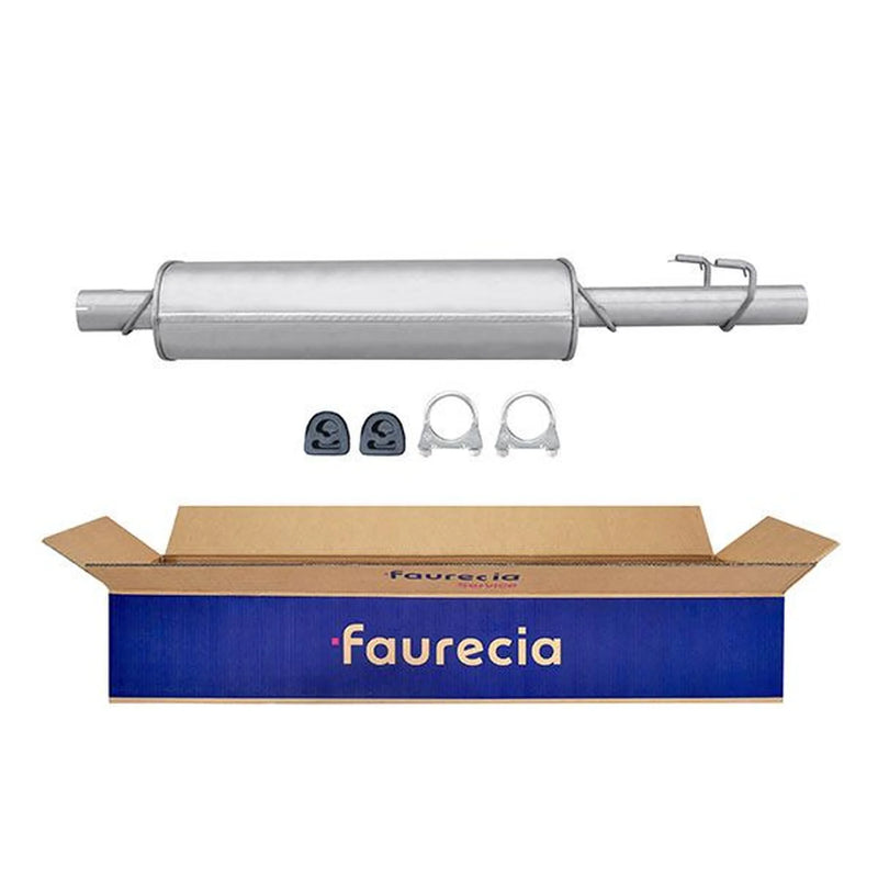 Hella End Silencer Rear fits Mercedes-Benz Sprinter 2-T 2000-2006