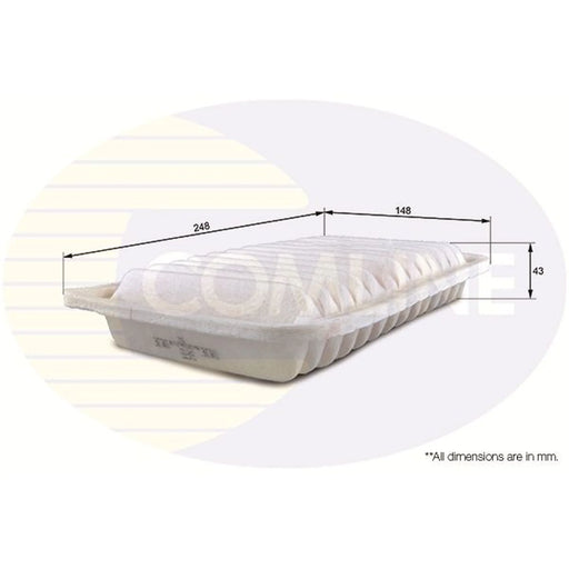 Comline Engine Air Filter fits Opel Agila B 2008-2014 1.0 1.2