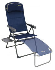 Quest Ragley Pro Recline Camping Caravan Chair with Side Table Quest - Dynamic Drive